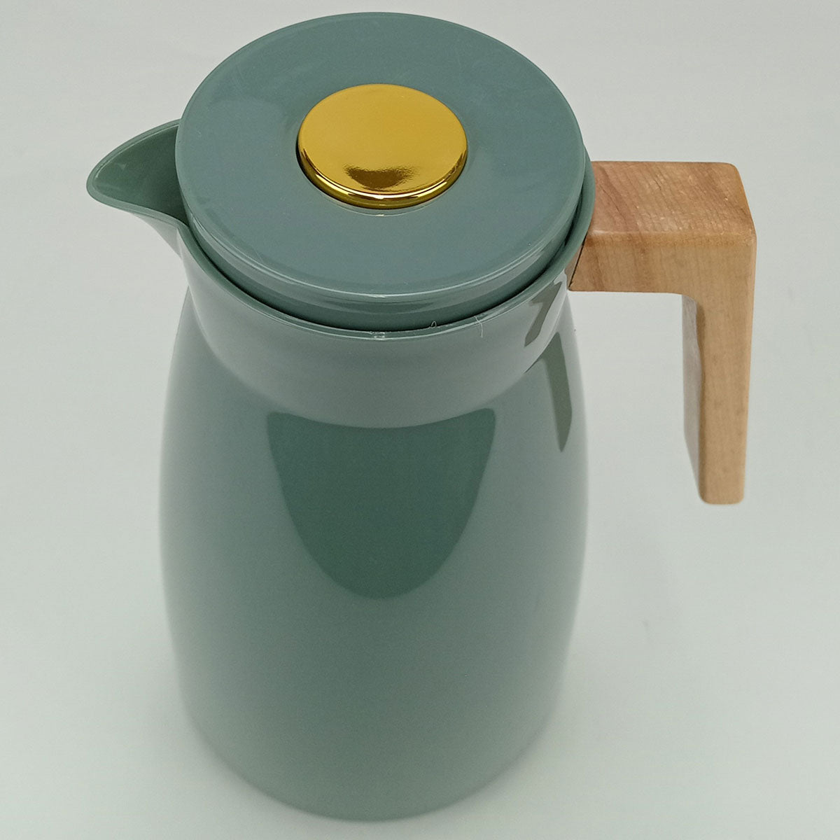 Garrafa Térmica Maison Ampola Verde Plástico 1L 26x13cm