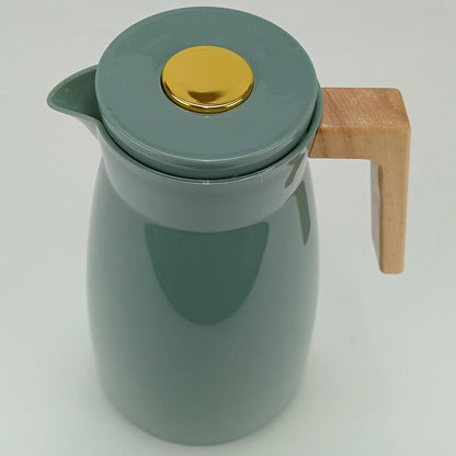 Garrafa Térmica Maison Ampola Verde Plástico 1L 26x13cm