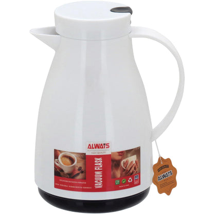 Garrafa Térmica 500ml Blanc Ampola Plástico Branco 22x17x13cm