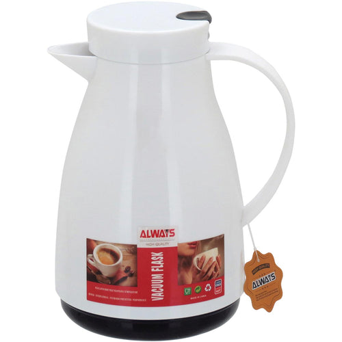 Garrafa Térmica 500ml Blanc Ampola Plástico Branco 22x17x13cm