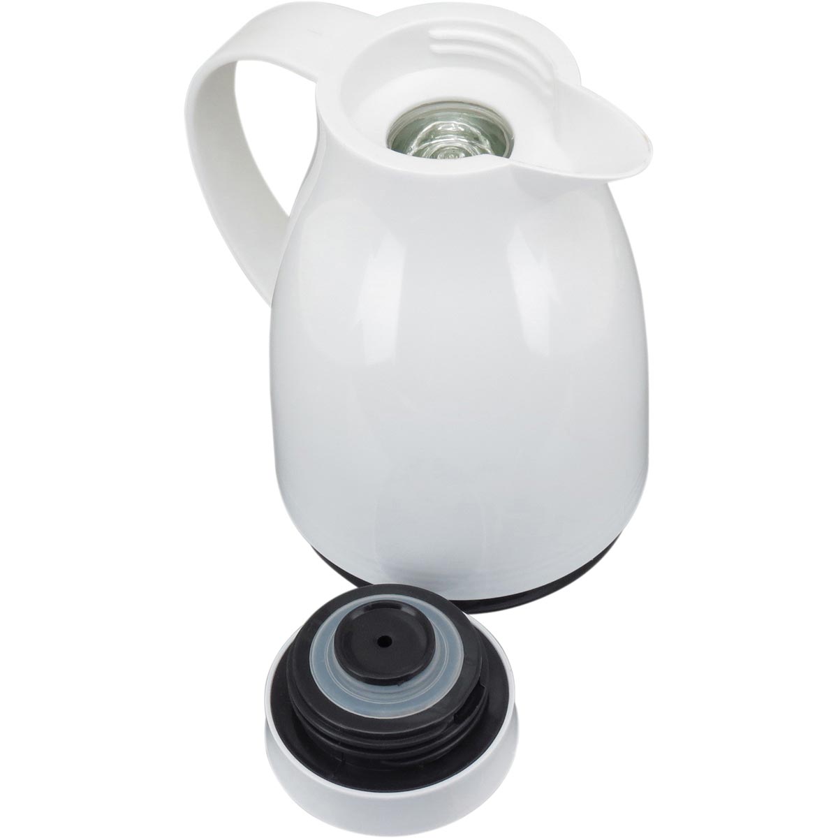 Garrafa Térmica 500ml Blanc Ampola Plástico Branco 22x17x13cm