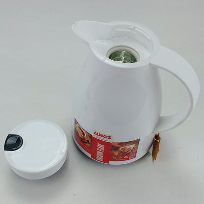 Garrafa Térmica 500ml Blanc Ampola Plástico Branco 22x17x13cm