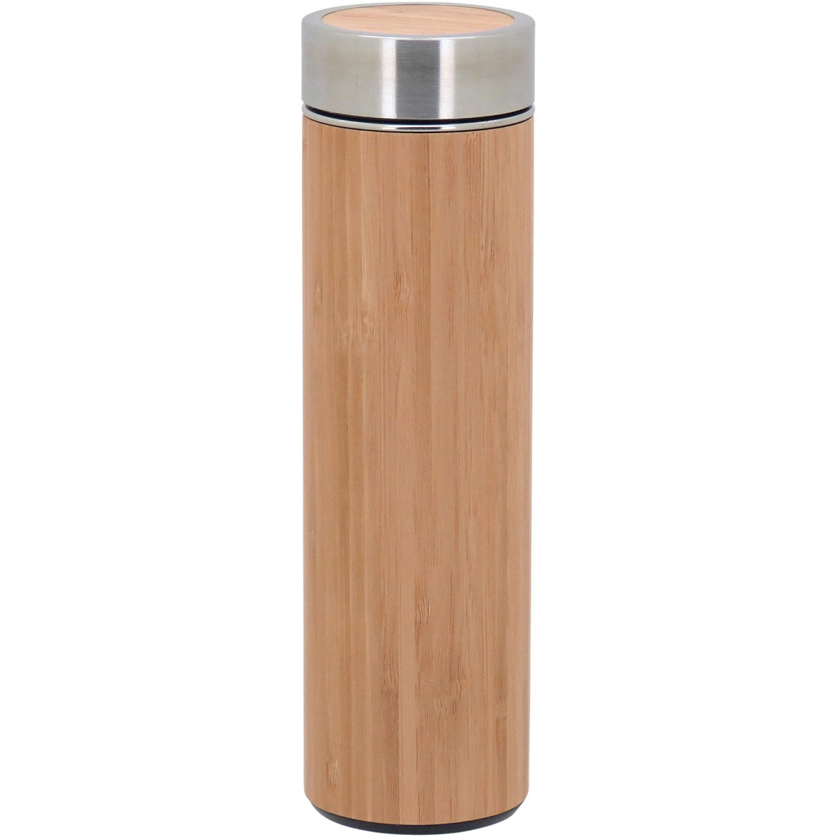 Garrafa Térmica Inox 500ml Gaia Parede Dupla Natural 24,1cm