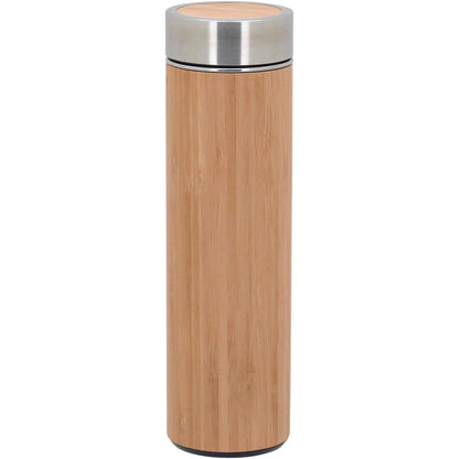 Garrafa Térmica Inox 500ml Gaia Parede Dupla Natural 24,1cm