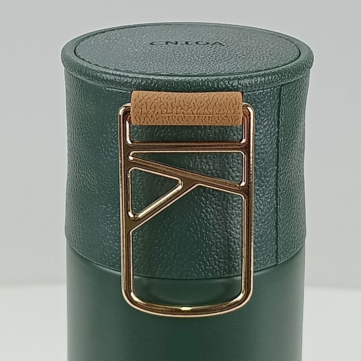 Garrafa Térmica Inox Just Life 500ml Verde Parede Dupla 24x6x6cm