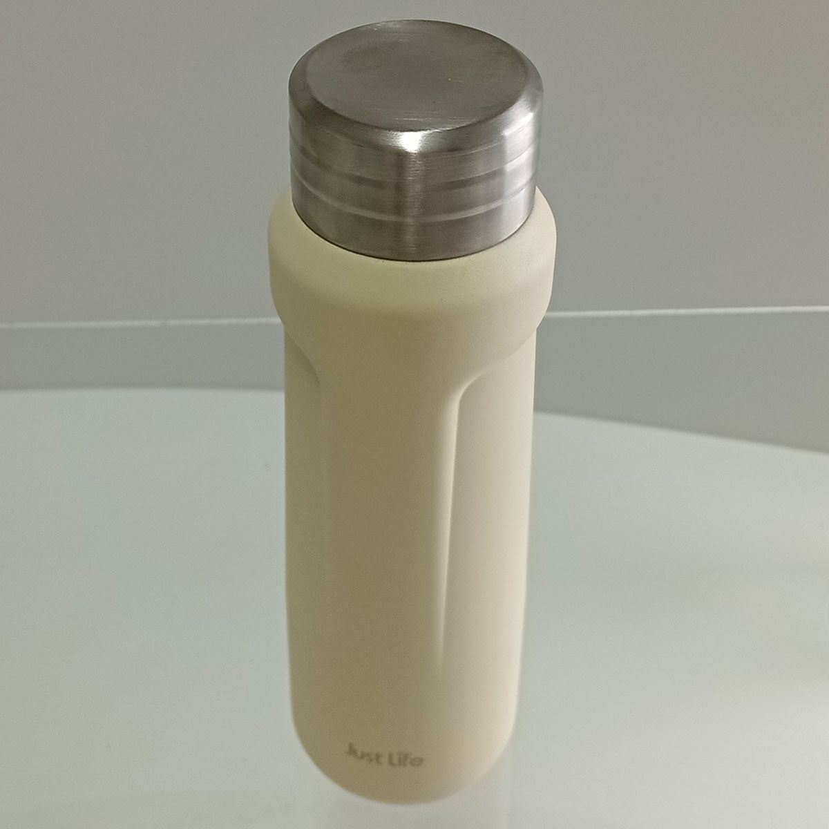 Garrafa Térmica Inox Just Life 500ml Off White Isolamento Térmico