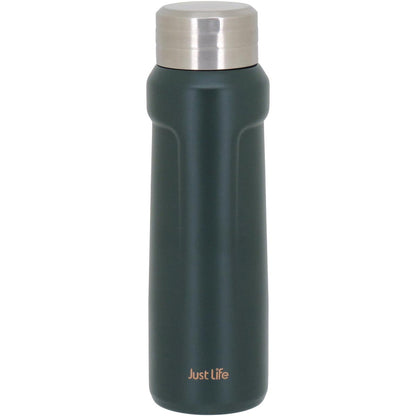 Garrafa Térmica Inox Just Life 500ml Verde Parede Dupla 23x7cm