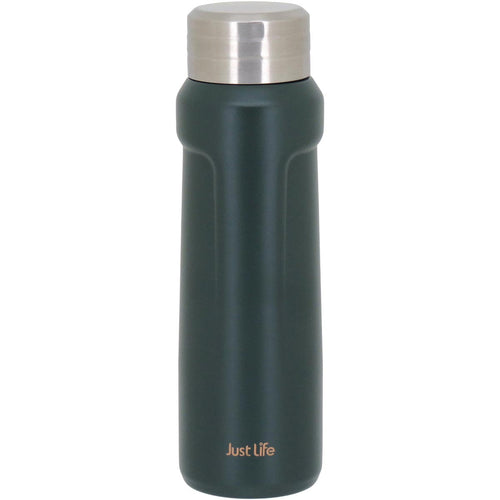 Garrafa Térmica Inox Just Life 500ml Verde Parede Dupla 23x7cm