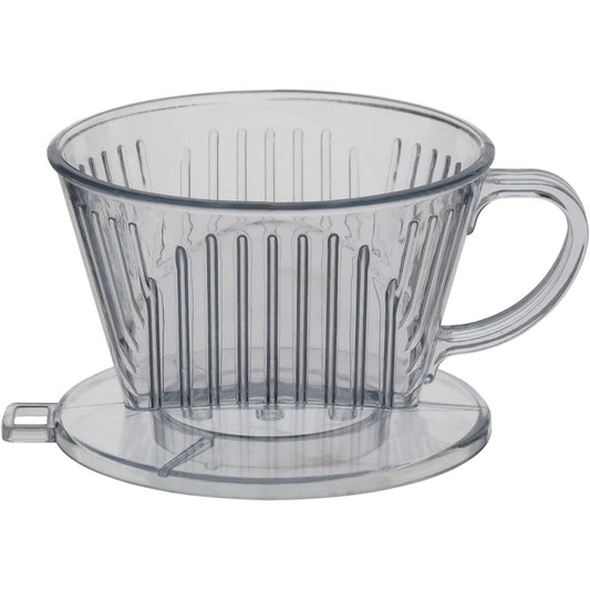 Suporte para Filtro de Café Plástico Transparente 6x9x10cm