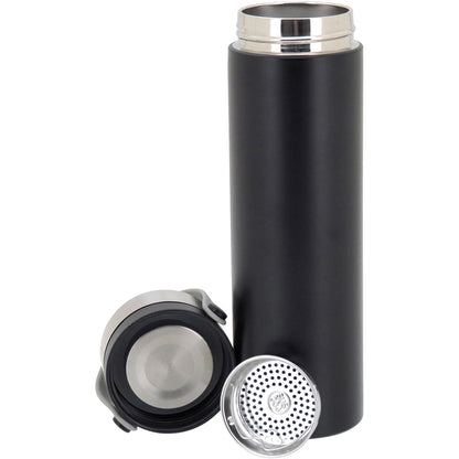 Garrafa Térmica Inox Preto Enjoy 450ml Parede Dupla 23x6x6cm