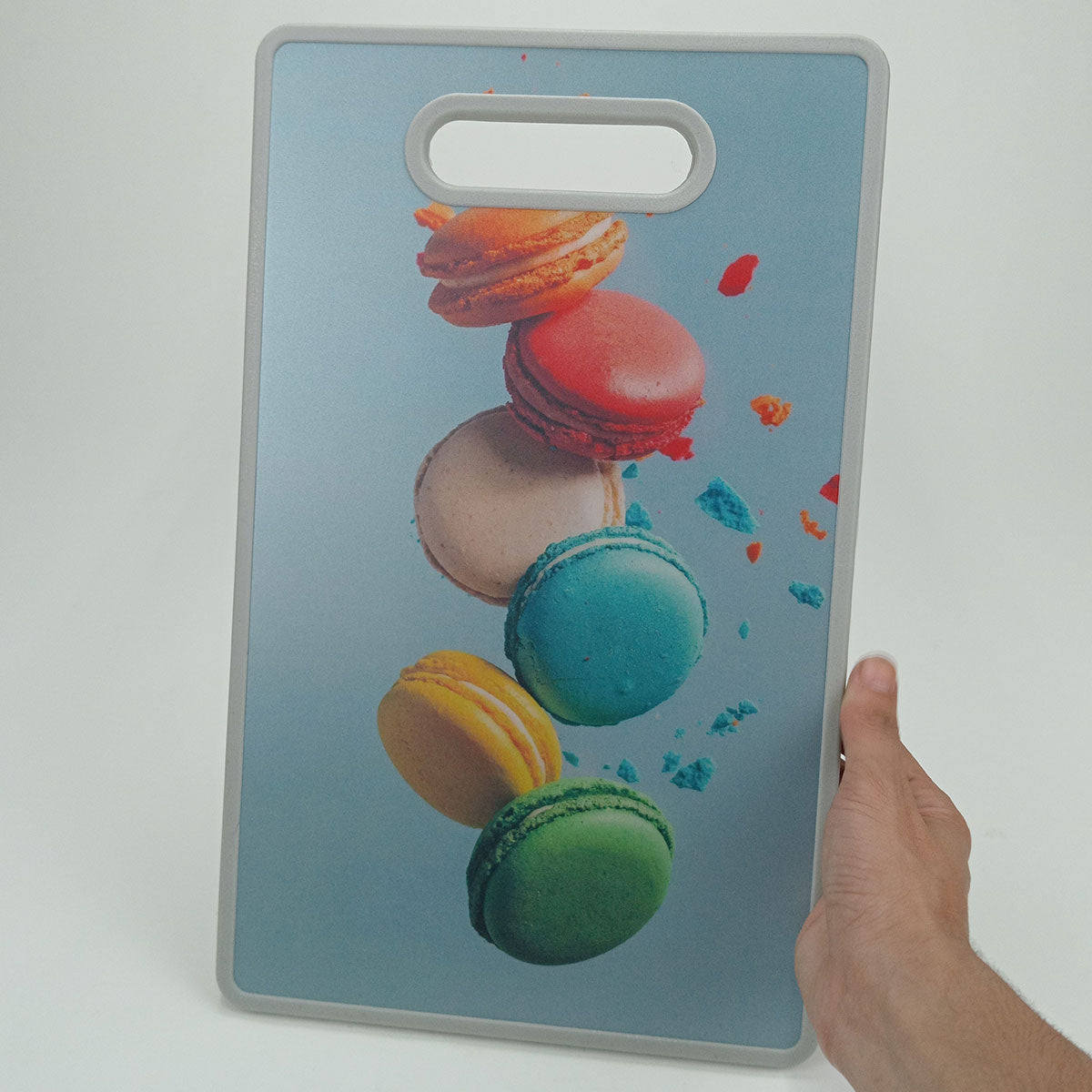 Tábua Culinária Plástico Multicolorida 37x23cm - Superfície Resistente