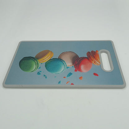 Tábua Culinária Plástico Multicolorida 37x23cm - Superfície Resistente