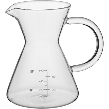 Cafeteira Kanne Borossilicato 500ml Transparente 16x16x12cm