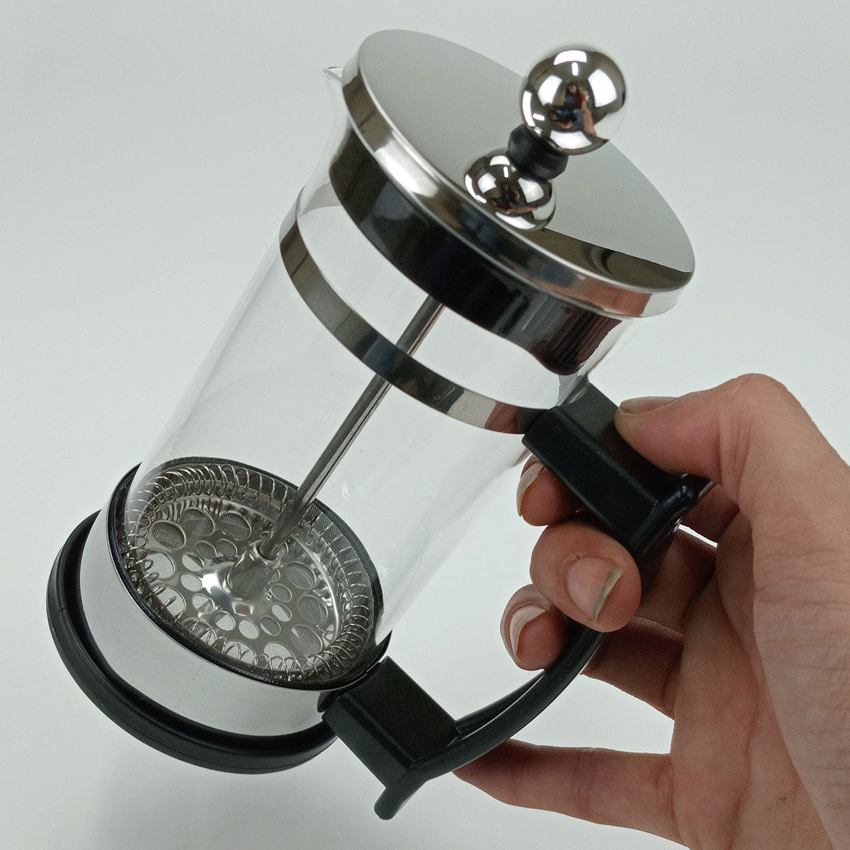 Cafeteira Francesa Vichy Borossilicato 350ml Transparente 17x7cm