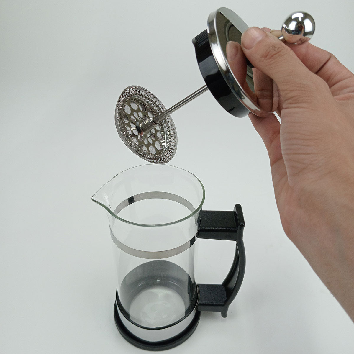 Cafeteira Francesa Vichy Borossilicato 350ml Transparente 17x7cm