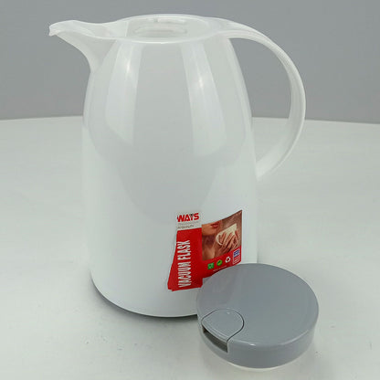 Garrafa Térmica Blanc Ampola Plástico 1L Branco 24x15x15cm