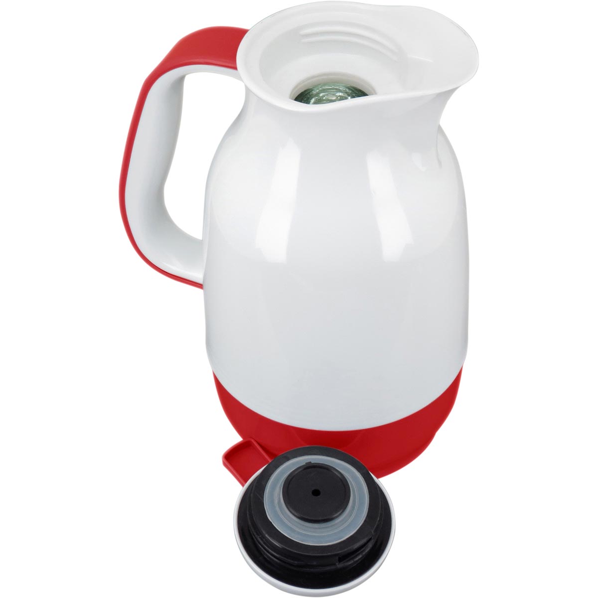 Garrafa Térmica Alwa Ampola 1L Plástico Vermelho 26x18x13cm