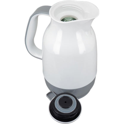 Garrafa Térmica Alwa Ampola 1L Plástico Cinza à Prova de Vazamentos