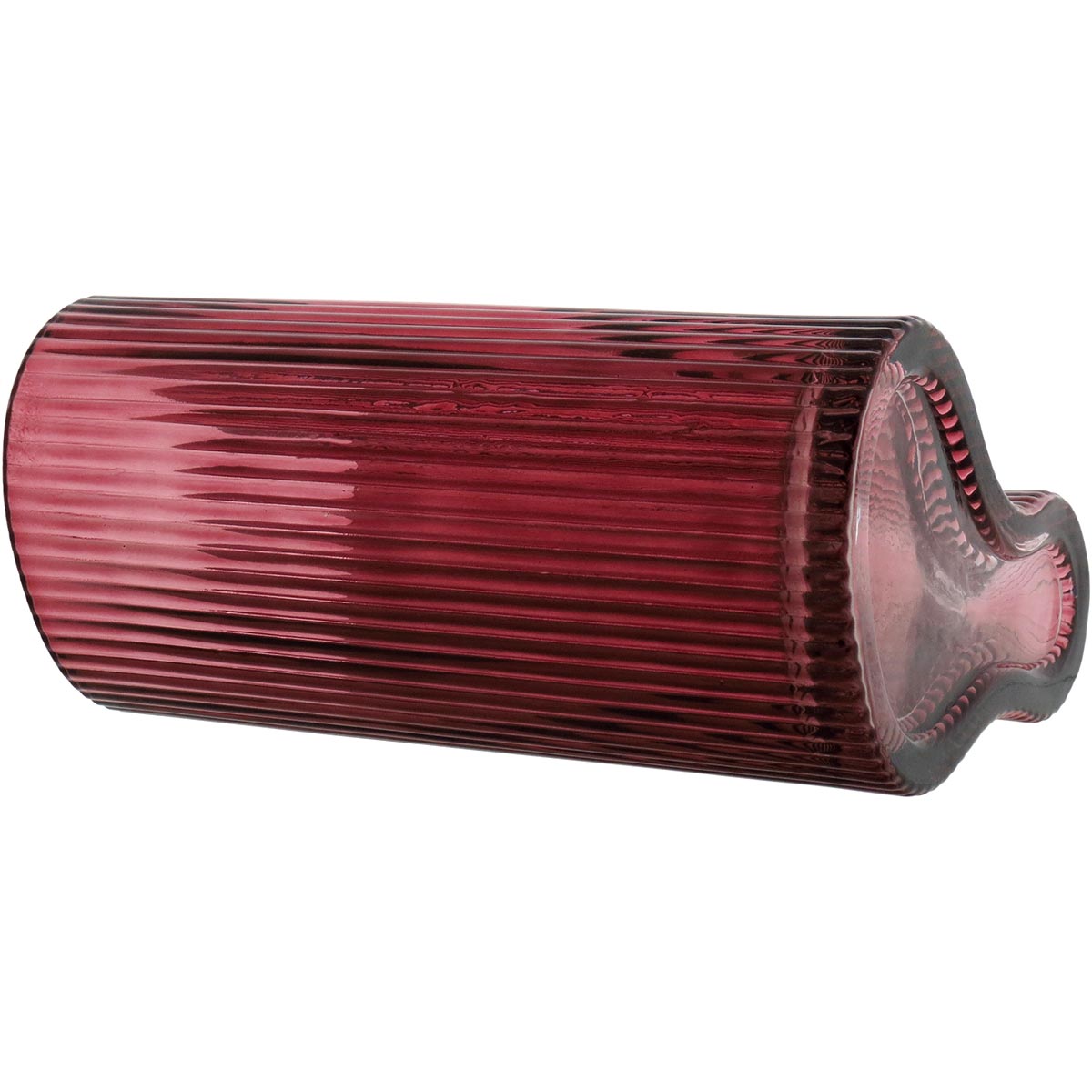 Vaso Zingaro Vidro 20x16x9cm Vermelho