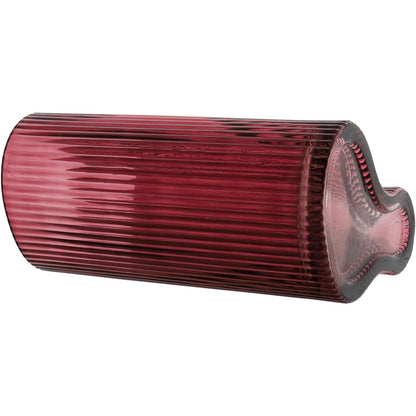 Vaso Zingaro Vidro 20x16x9cm Vermelho