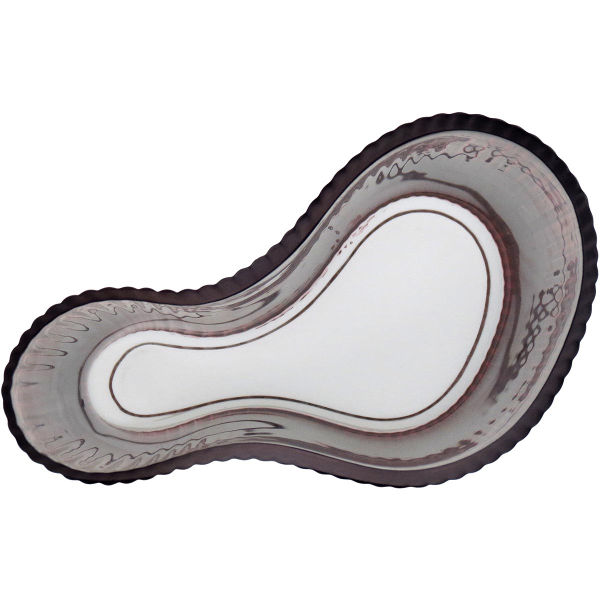 Vaso Zingaro Vidro 20x16x9cm Vermelho