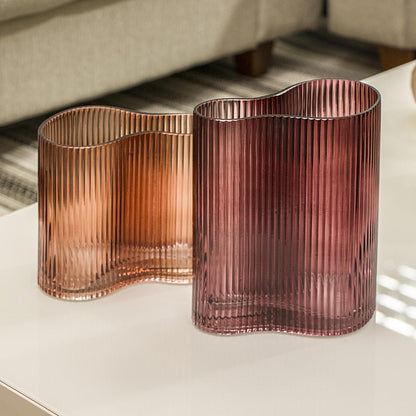 Vaso Zingaro Vidro 20x16x9cm Vermelho