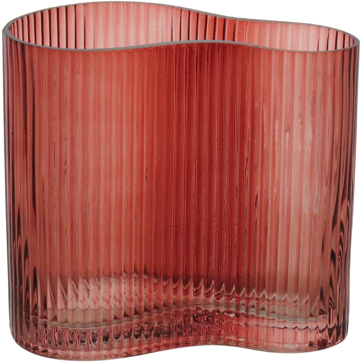 Vaso Zingaro Vidro 15x16x9cm Laranja