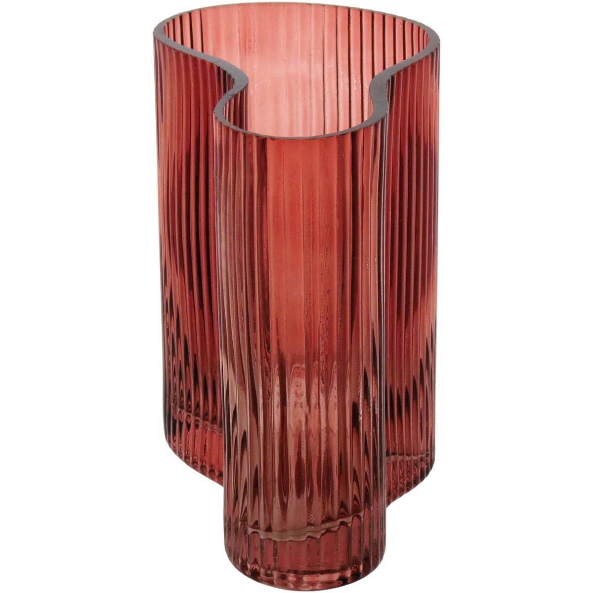 Vaso Zingaro Vidro 15x16x9cm Laranja