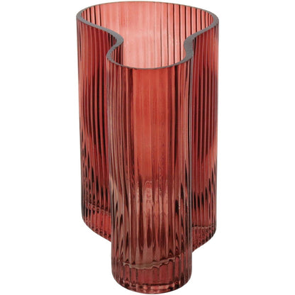 Vaso Zingaro Vidro 15x16x9cm Laranja