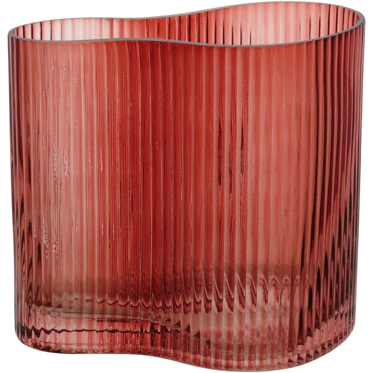 Vaso Zingaro Vidro 15x16x9cm Laranja