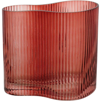 Vaso Zingaro Vidro 15x16x9cm Laranja