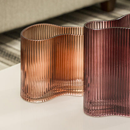 Vaso Zingaro Vidro 15x16x9cm Laranja