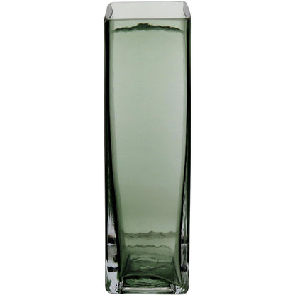 Vaso de Vidro Verde Marinella 20x12x6cm para Decoração Elegante
