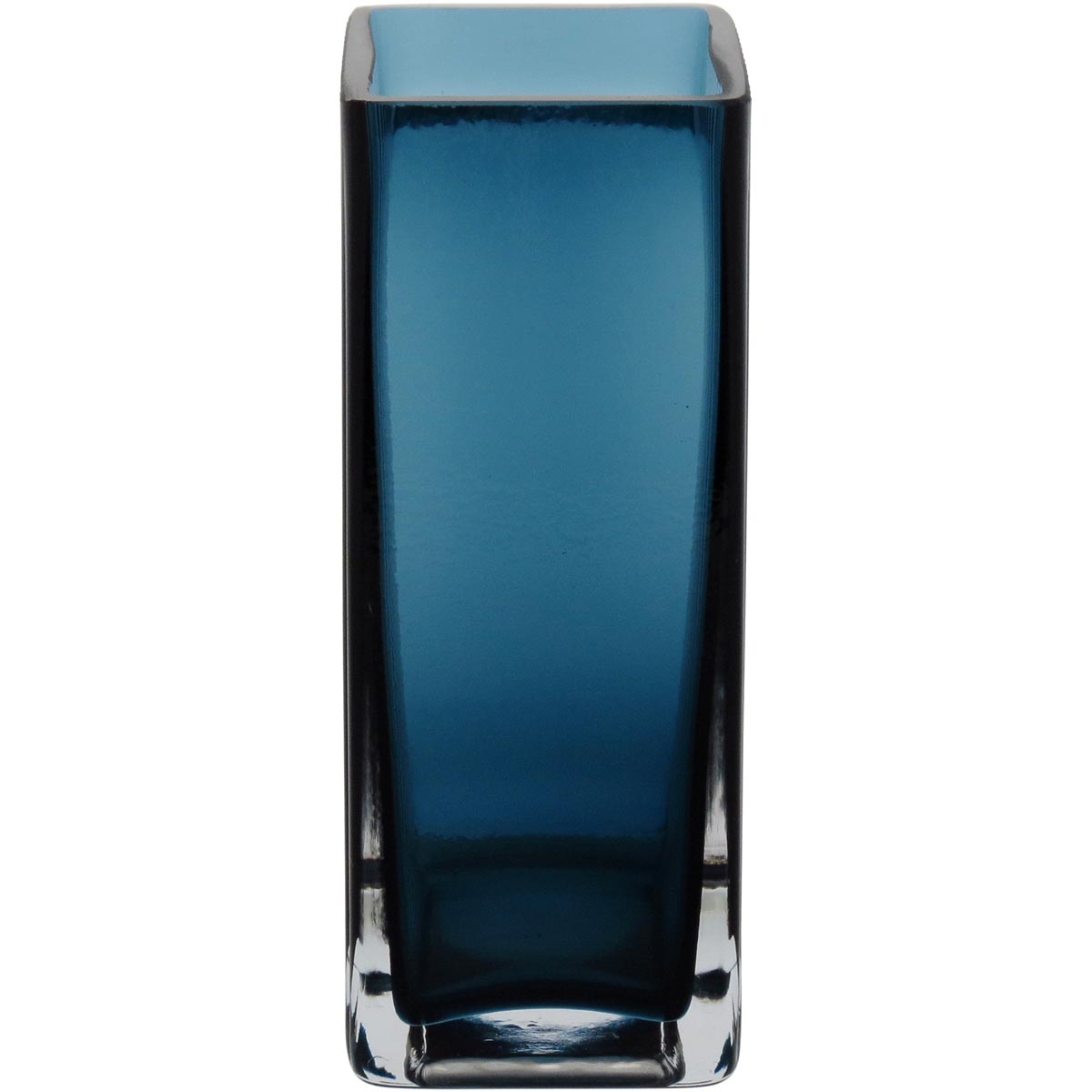 Vaso de Vidro Azul Marinella 15x11x6cm - Decoração Elegante