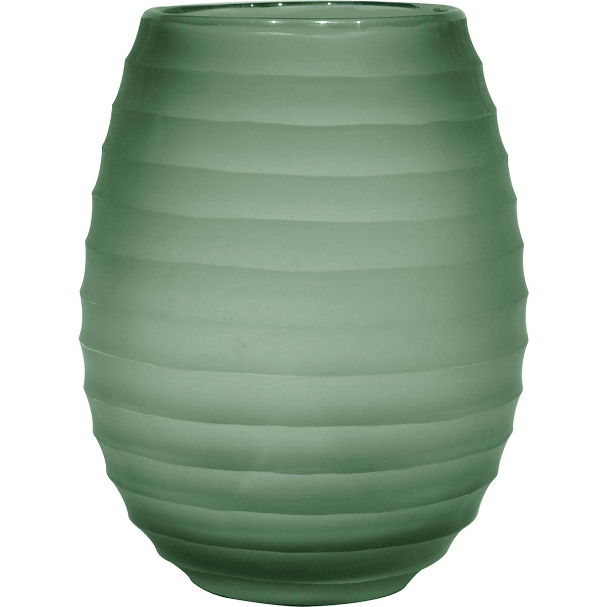 Vaso Sanvalero Vidro 22x17x17cm Verde