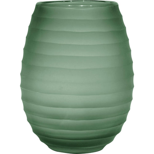 Vaso Sanvalero Vidro 22x17x17cm Verde