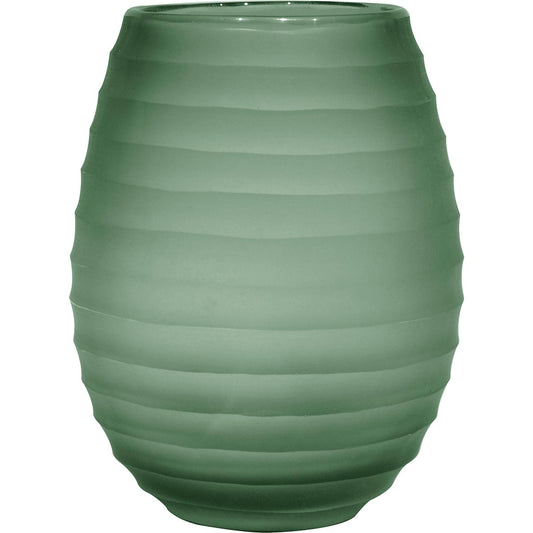 Vaso Sanvalero Vidro 22x17x17cm Verde