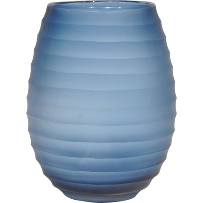 Vaso Sanvalero Vidro 22x17x17cm Azul