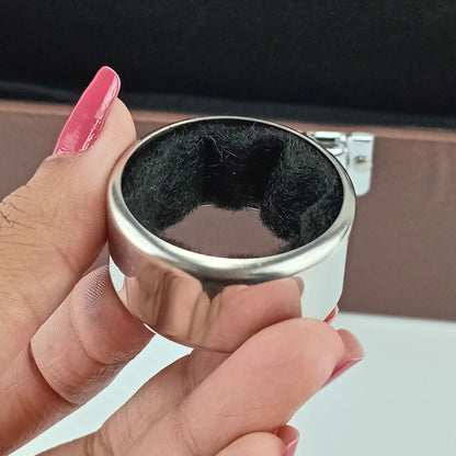 Kit Acessórios para Vinho Malbec com Estojo Sintético Marrom 5 Peças