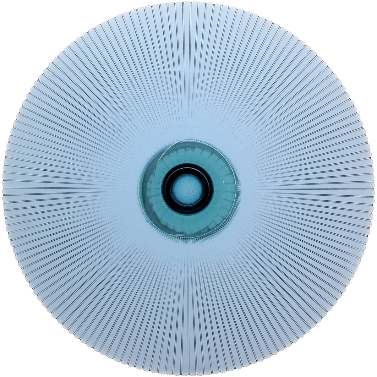 Centro de Mesa Beretta Vidro Azul 14x33cm Decorativo Elegante