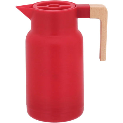 Garrafa Térmica Norden Ampola 1L Plástico Vermelho 25x13cm