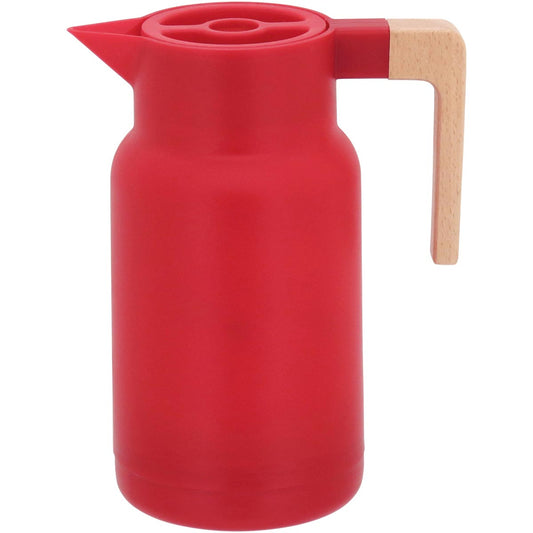 Garrafa Térmica Norden Ampola 1L Plástico Vermelho 25x13cm