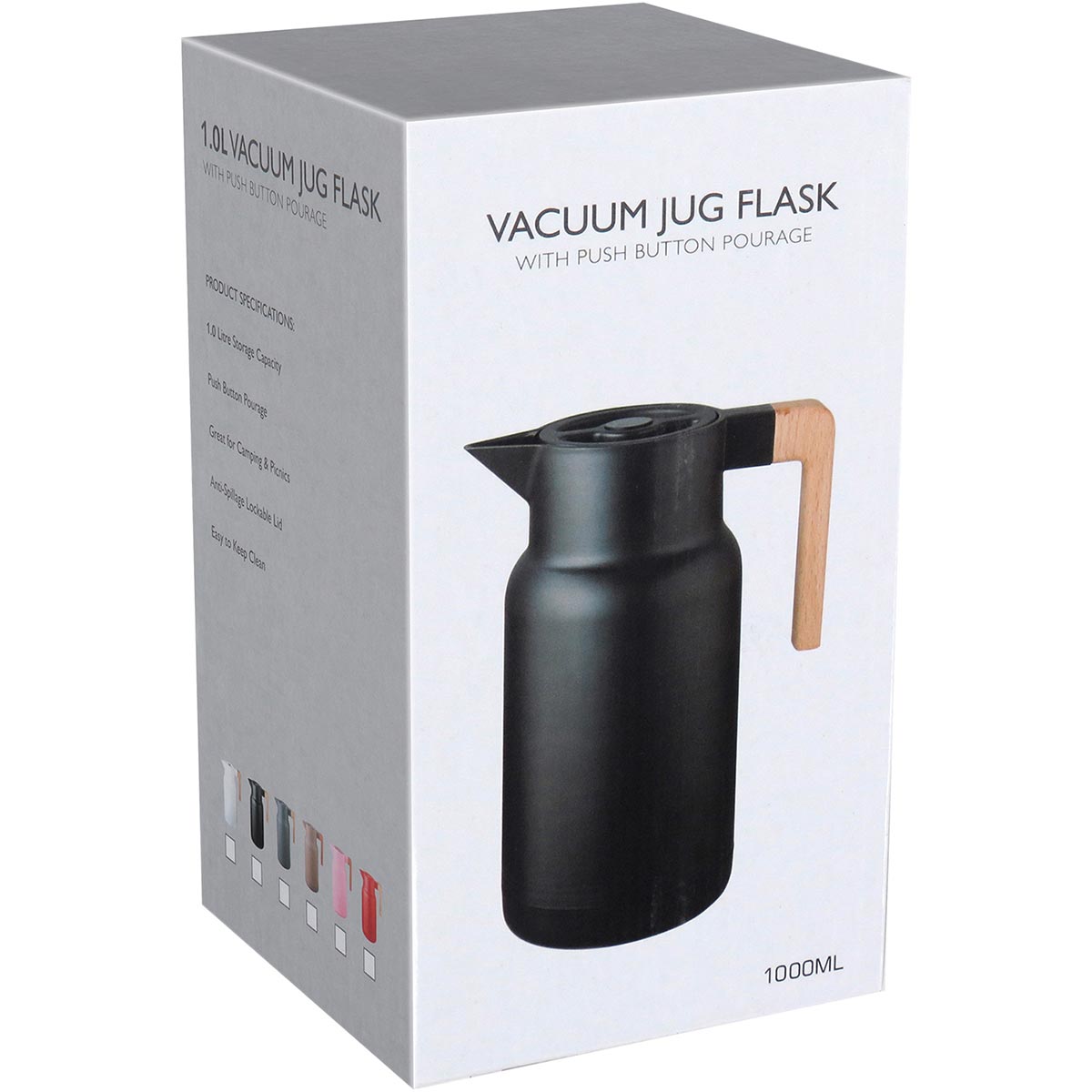 Garrafa Térmica Norden Ampola 1L Plástico Vermelho 25x13cm