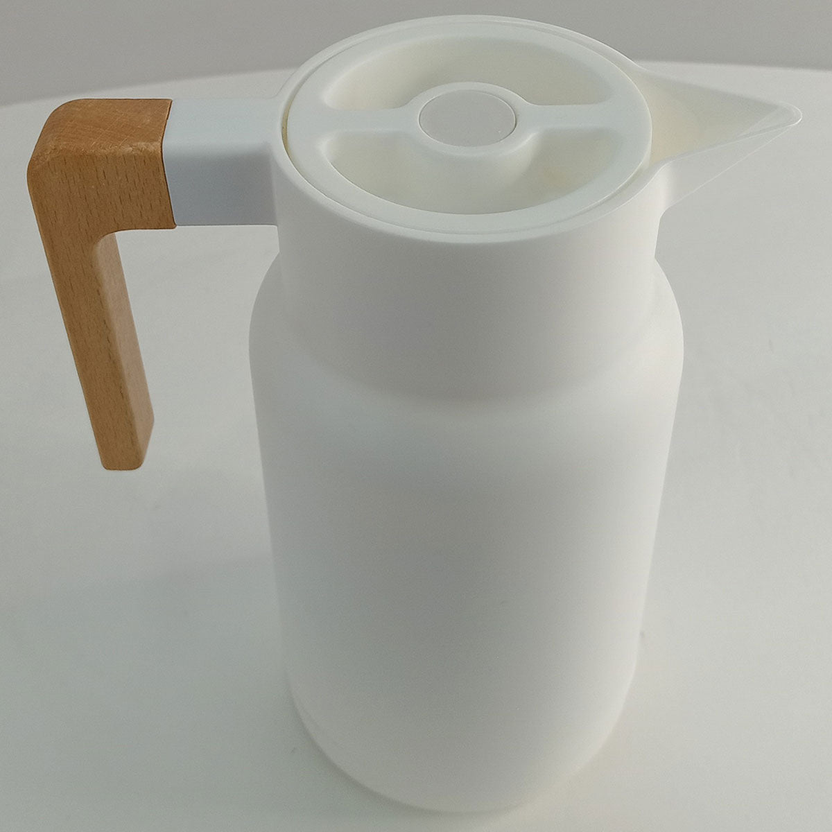 Garrafa Térmica Norden 1L Plástico Branco 25x13cm Antivazamento