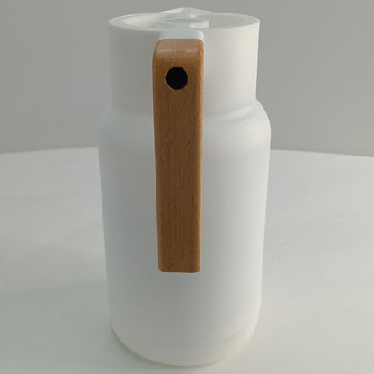 Garrafa Térmica Norden 1L Plástico Branco 25x13cm Antivazamento