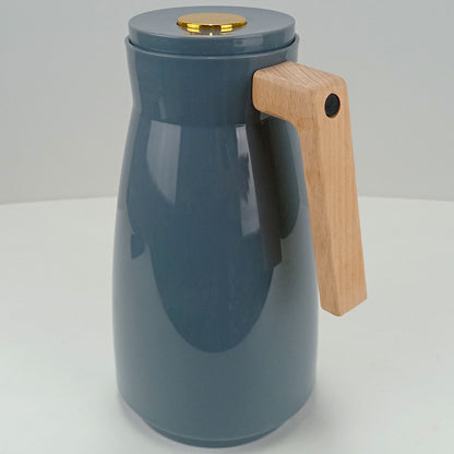 Garrafa Térmica Maison Ampola Plástico Cinza 1L 26x13x13cm