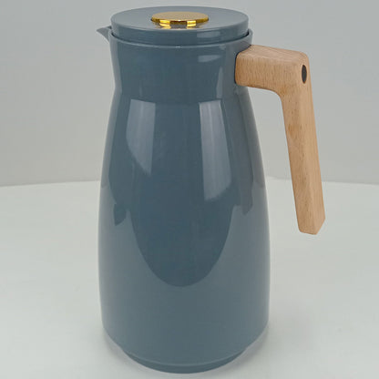 Garrafa Térmica Maison Ampola Plástico Cinza 1L 26x13x13cm