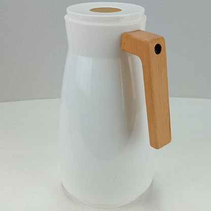 Garrafa Térmica Maison Ampola Plástico 1L Branca Ergonômica à Prova de Vazamentos