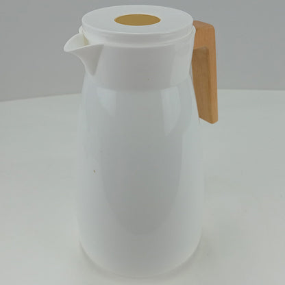 Garrafa Térmica Maison Ampola Plástico 1L Branca Ergonômica à Prova de Vazamentos