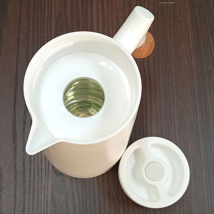 Garrafa Térmica Norden Ampola 1L Plástico Branco à Prova de Vazamentos